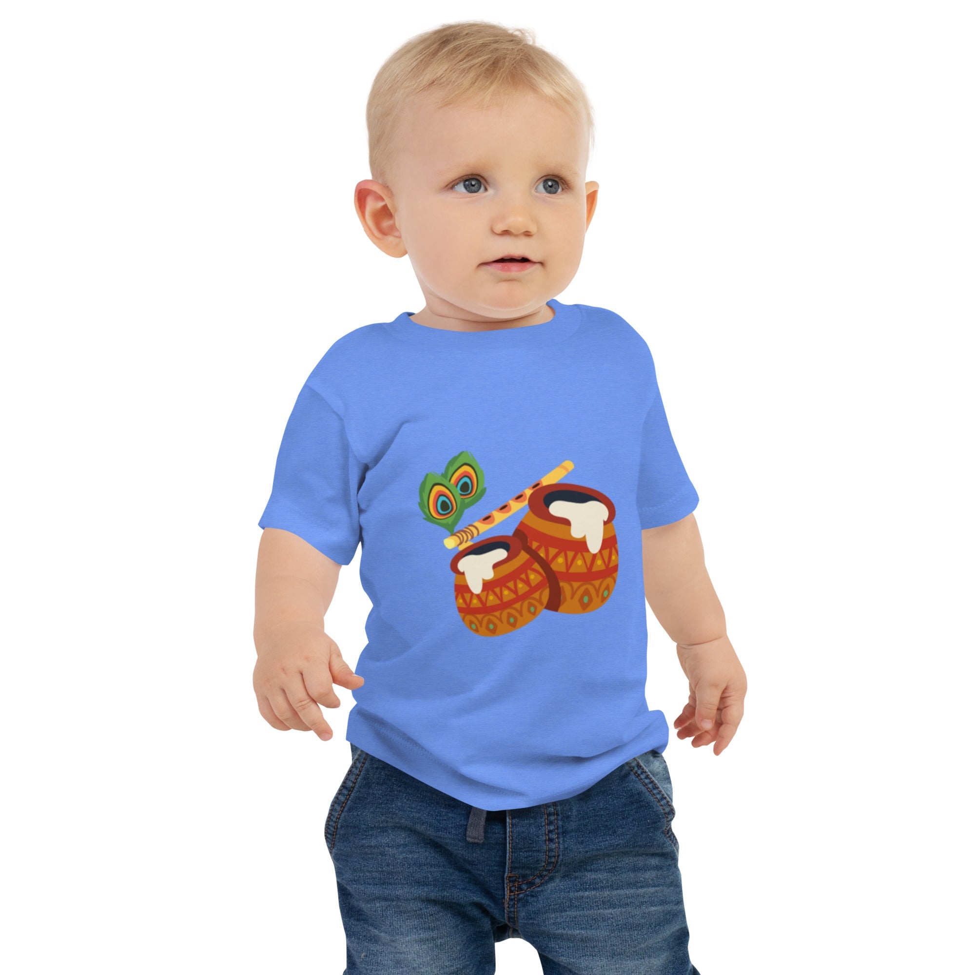 Krishna Baby Jersey Short Sleeve Tee - Nookshi