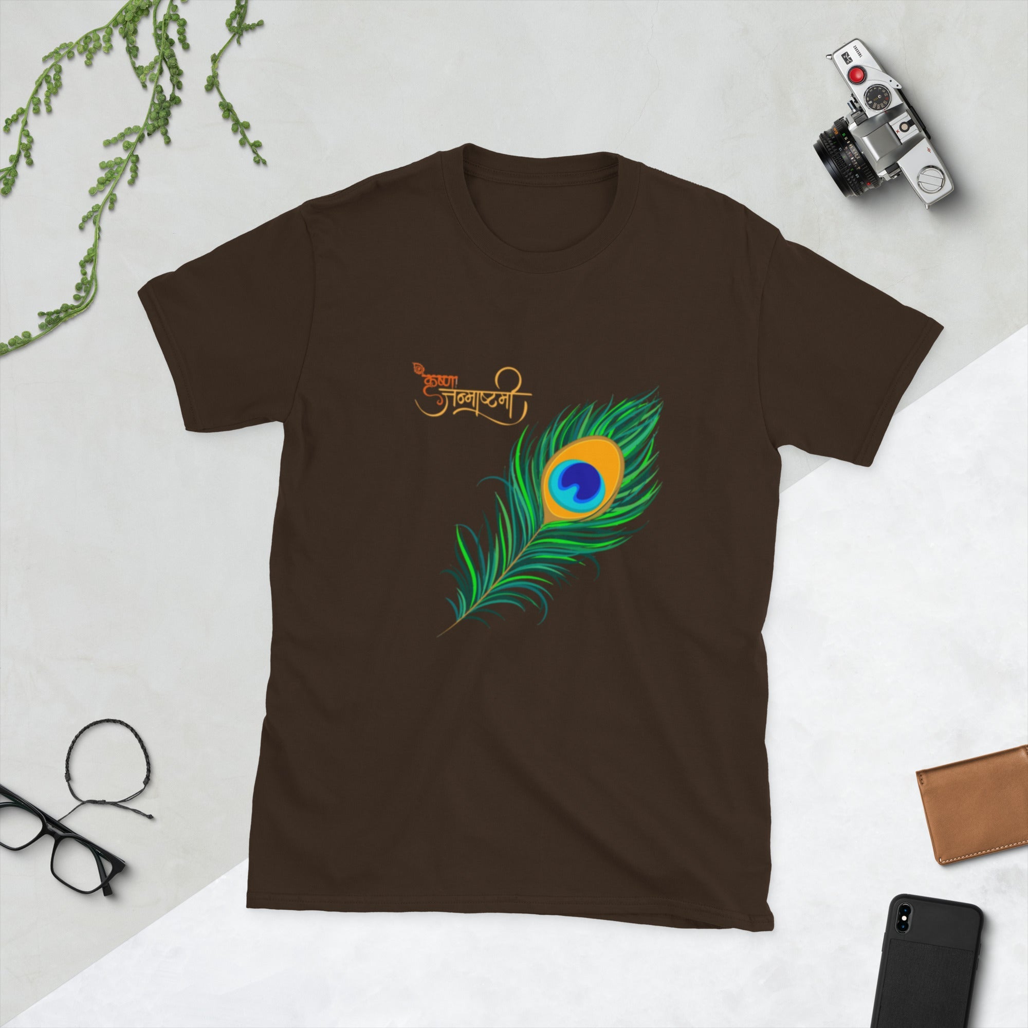 Krishna Janmashtami Short - Sleeve Unisex T-Shirt - Nookshi