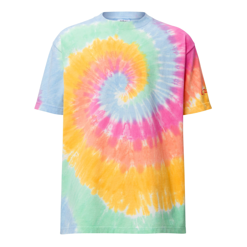 Men Oversized tie - dye t-shirt - Nookshi