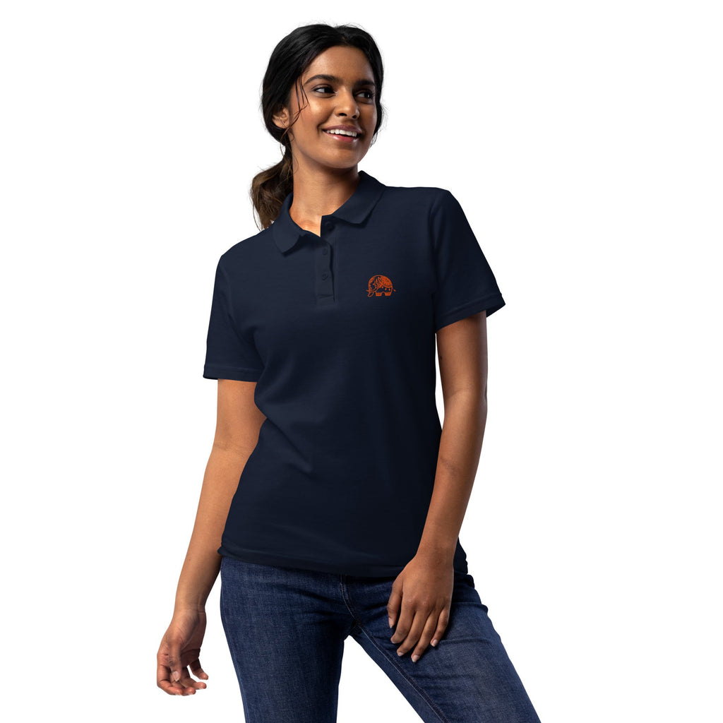 Oirabat Embroidary Women’s pique polo shirt - Nookshi