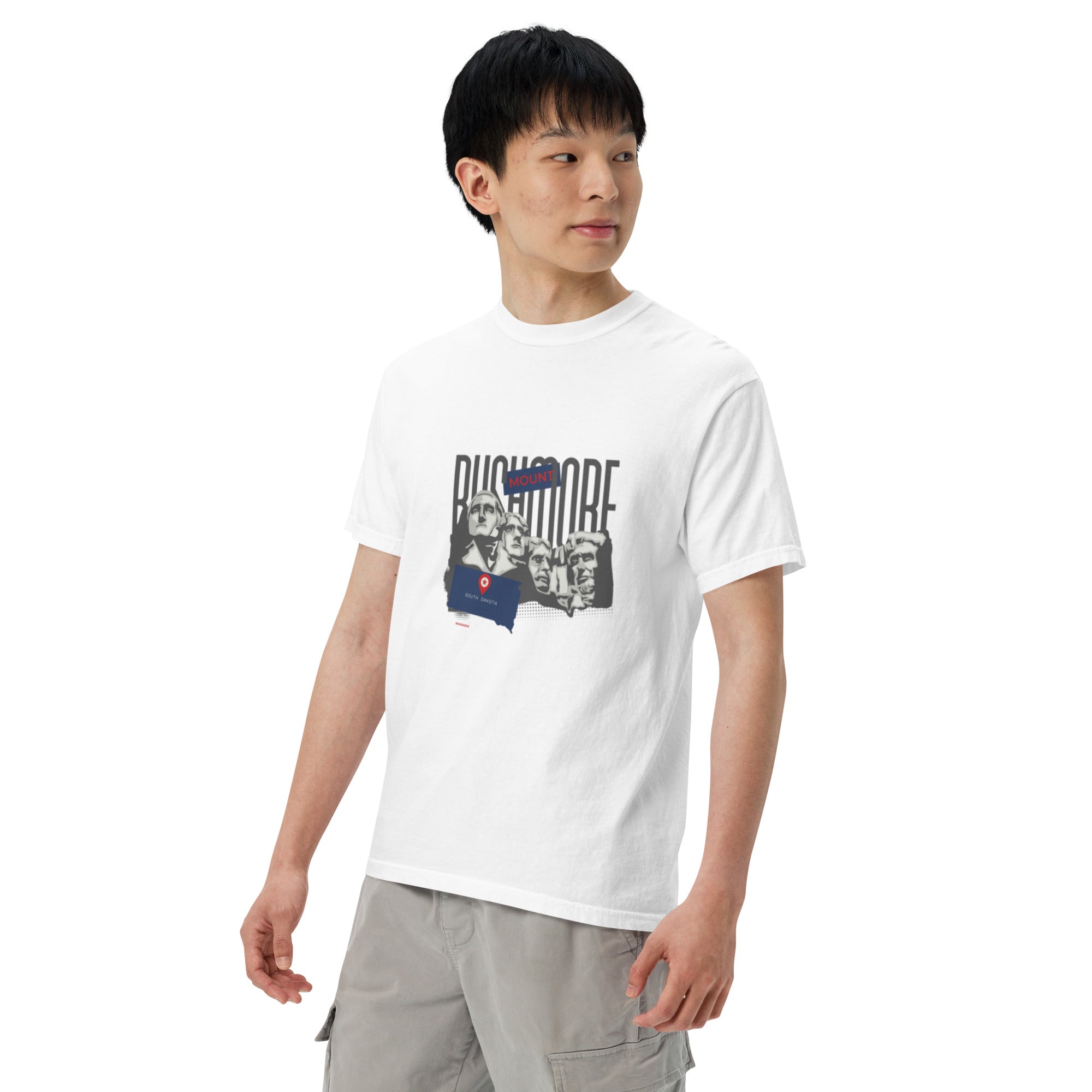 Rushmore garment - dyed heavyweight t-shirt for Boy - Nookshi