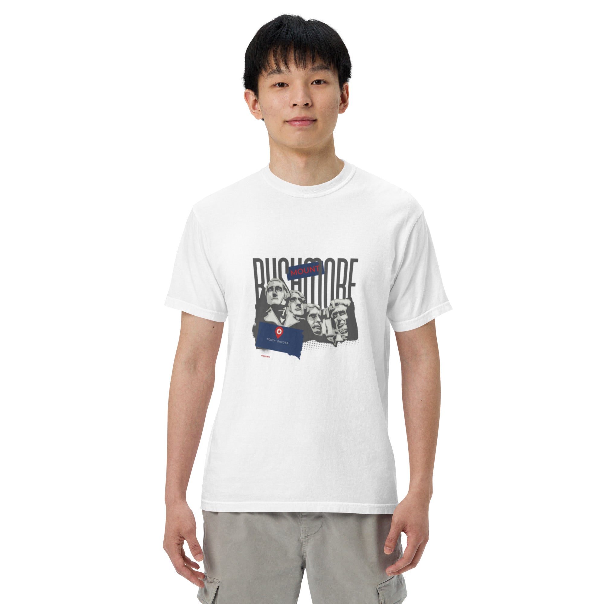 Rushmore garment - dyed heavyweight t-shirt for Boy - Nookshi
