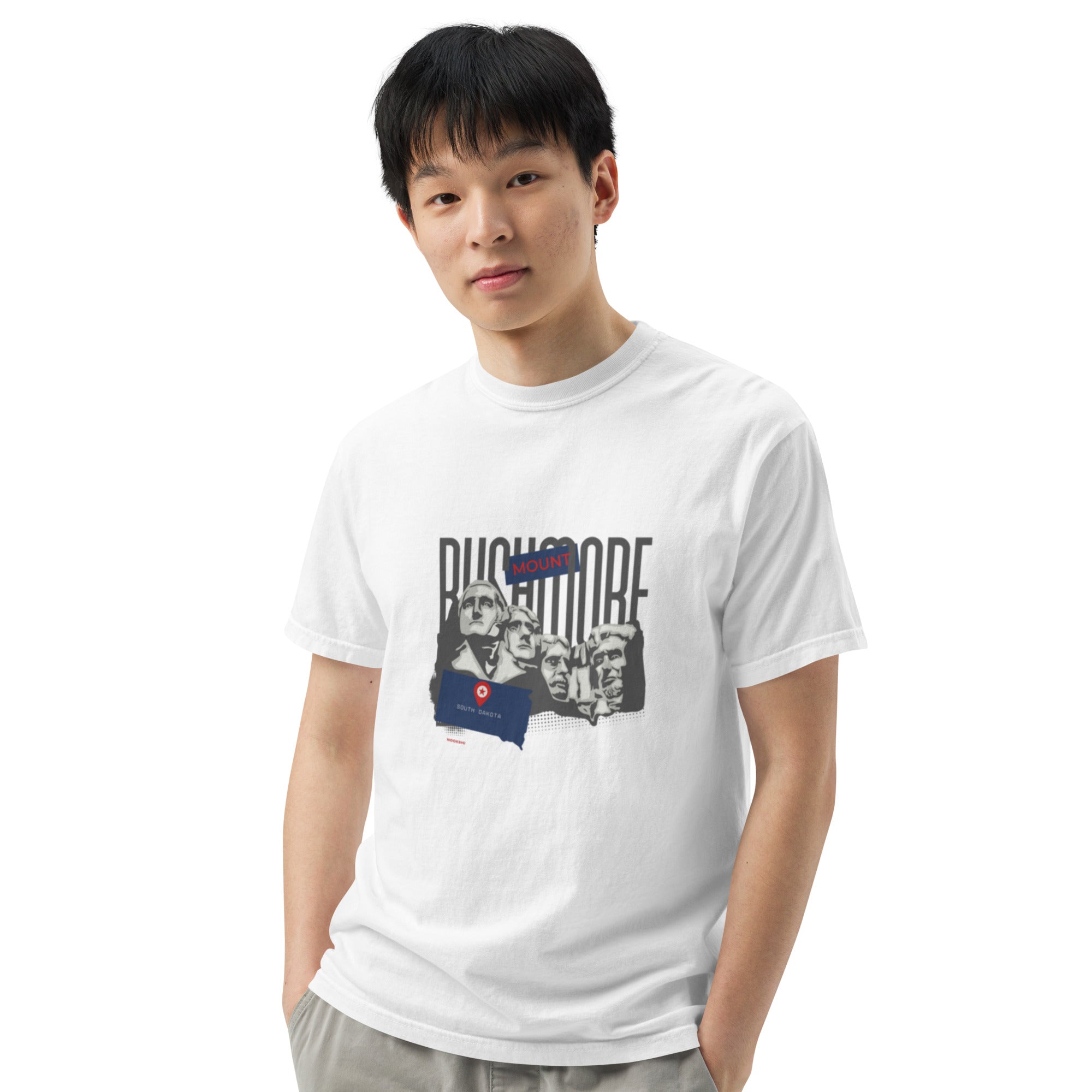 Rushmore garment - dyed heavyweight t-shirt for Boy - Nookshi