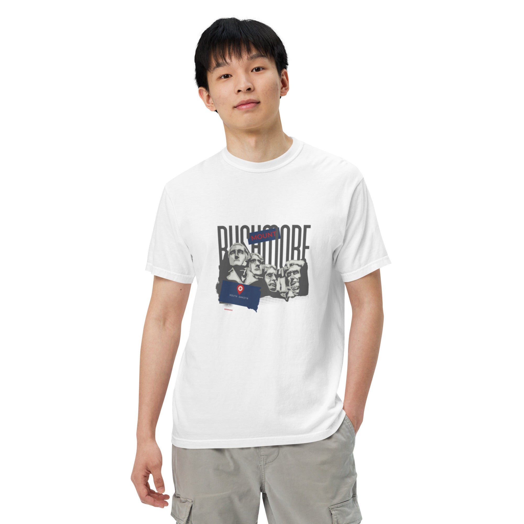 Rushmore garment - dyed heavyweight t-shirt for Boy - Nookshi